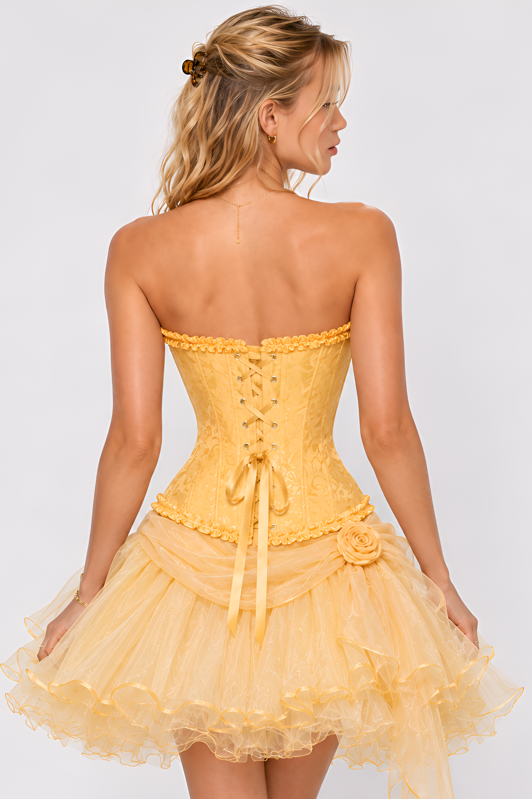 Honey Belle Yellow Corset