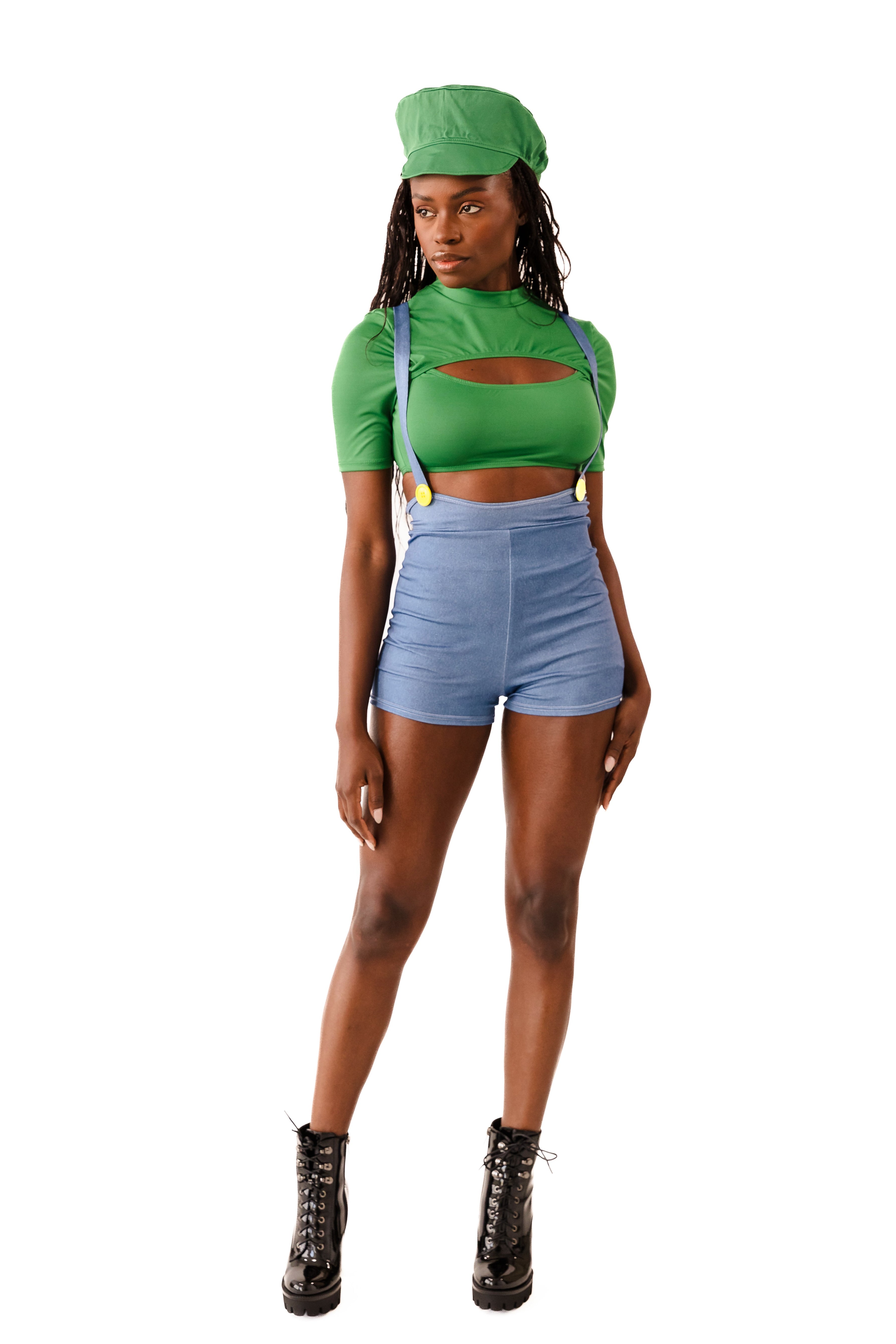 Green Halo Plumber Costume