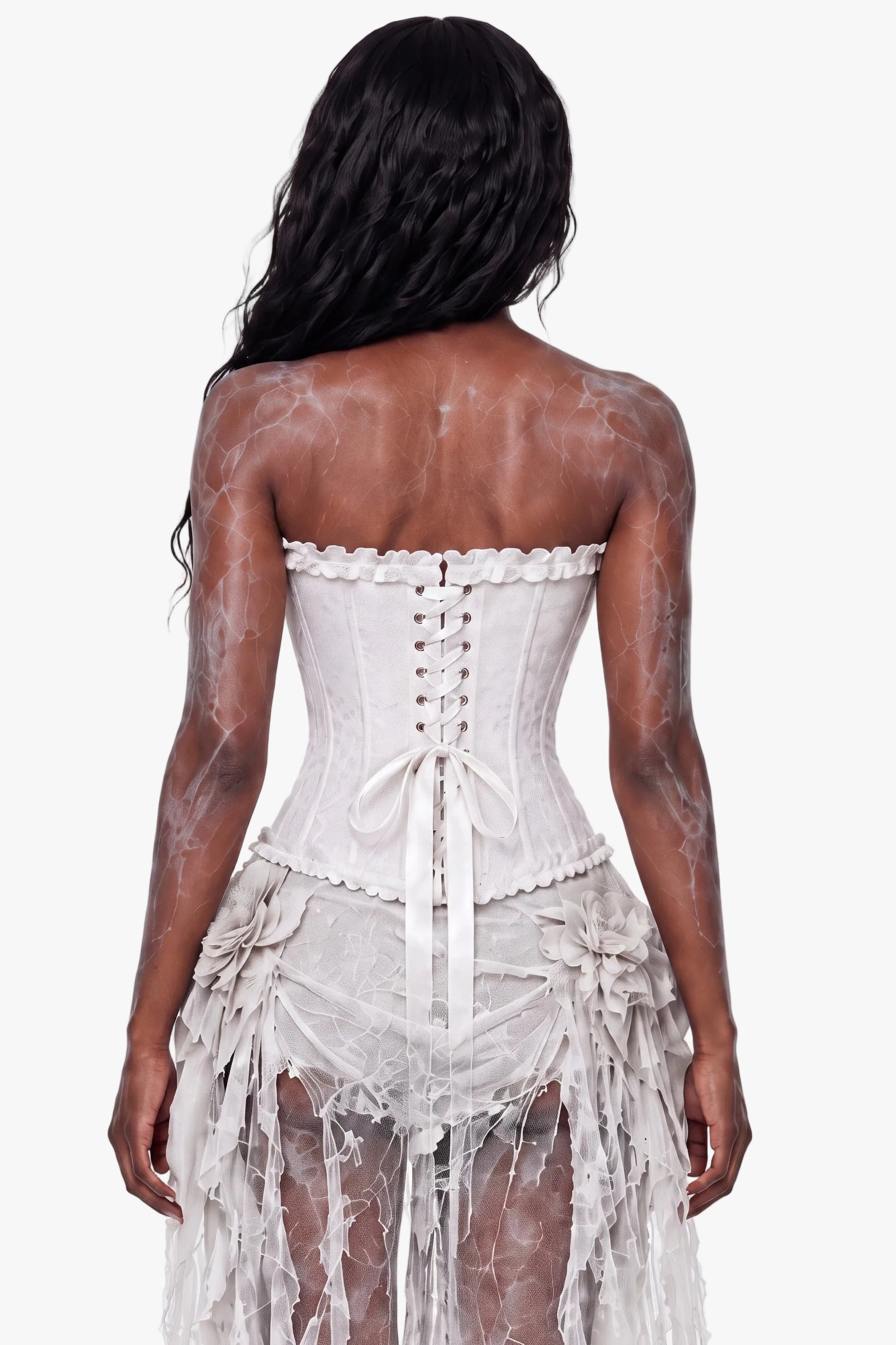 Snow Kiss White Corset