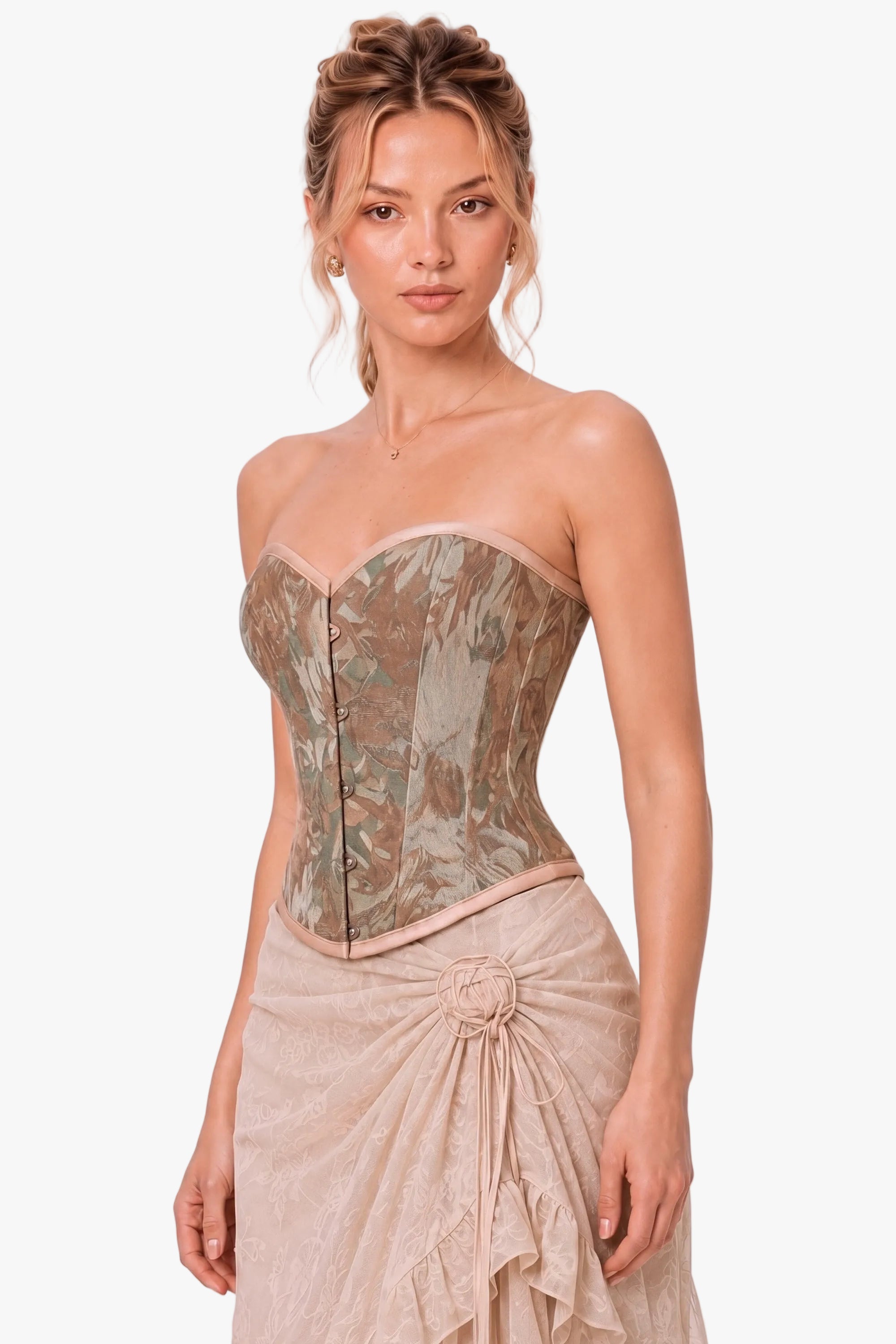 Willow Muse Khaki Corset