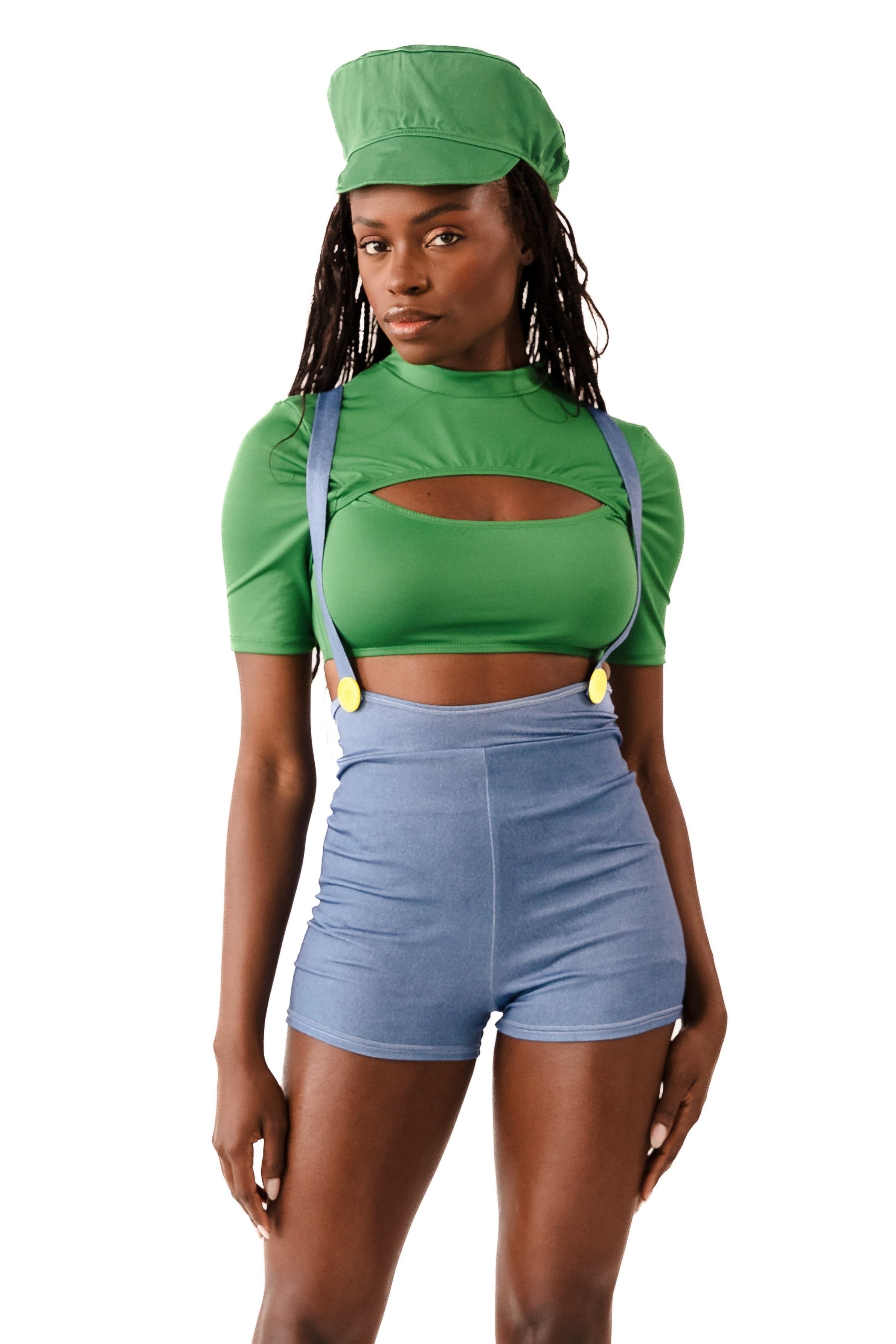 Green Halo Plumber Costume