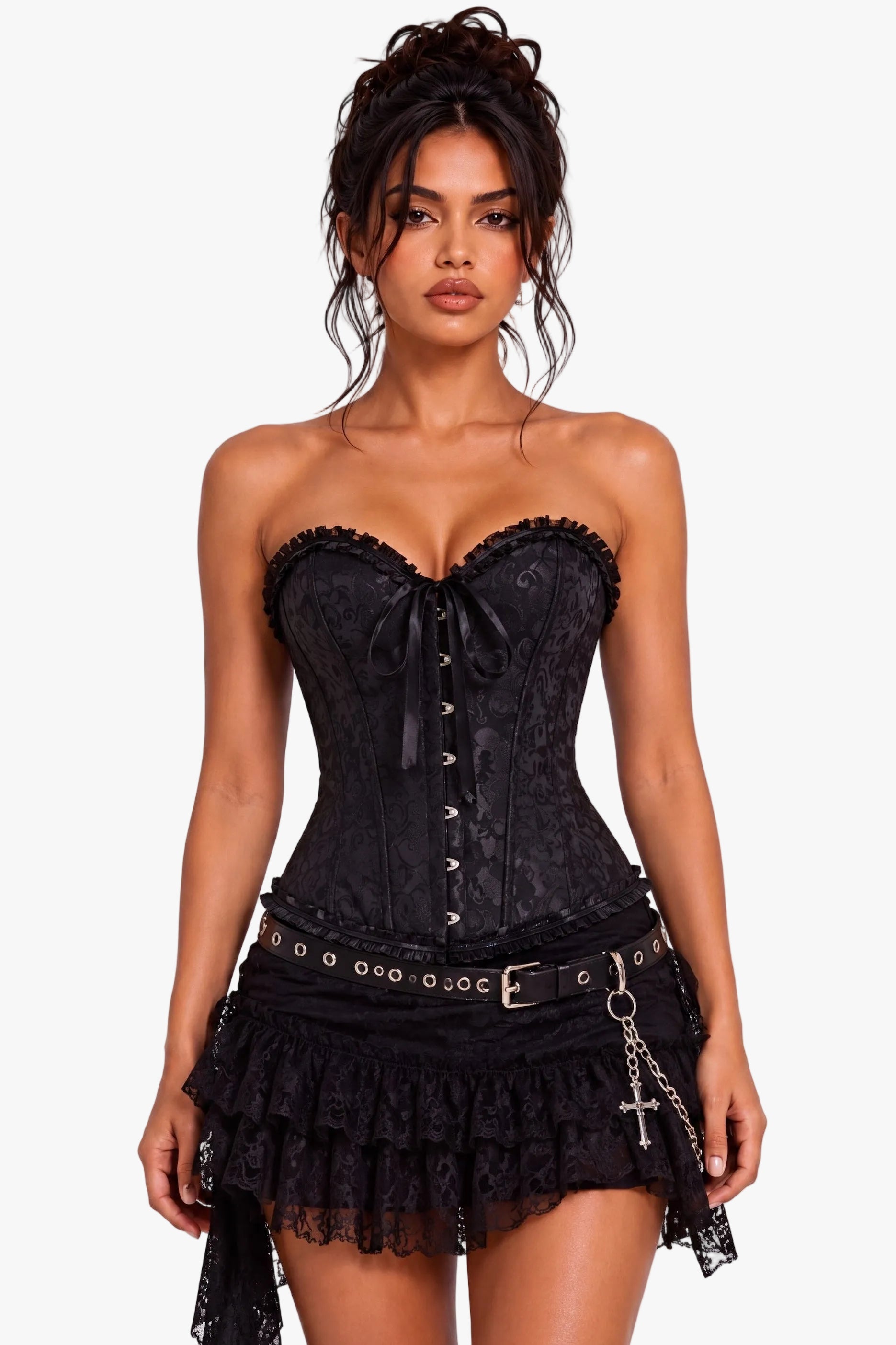 Velvet Noir Black Corset
