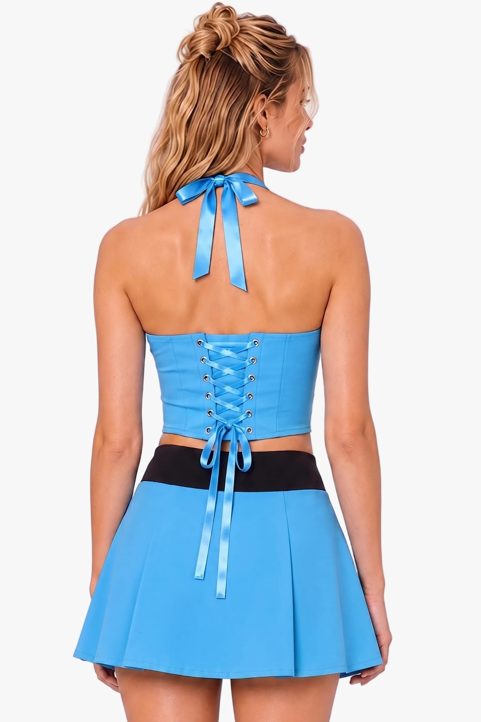 Powerhouse Dolly (Blue) Corset