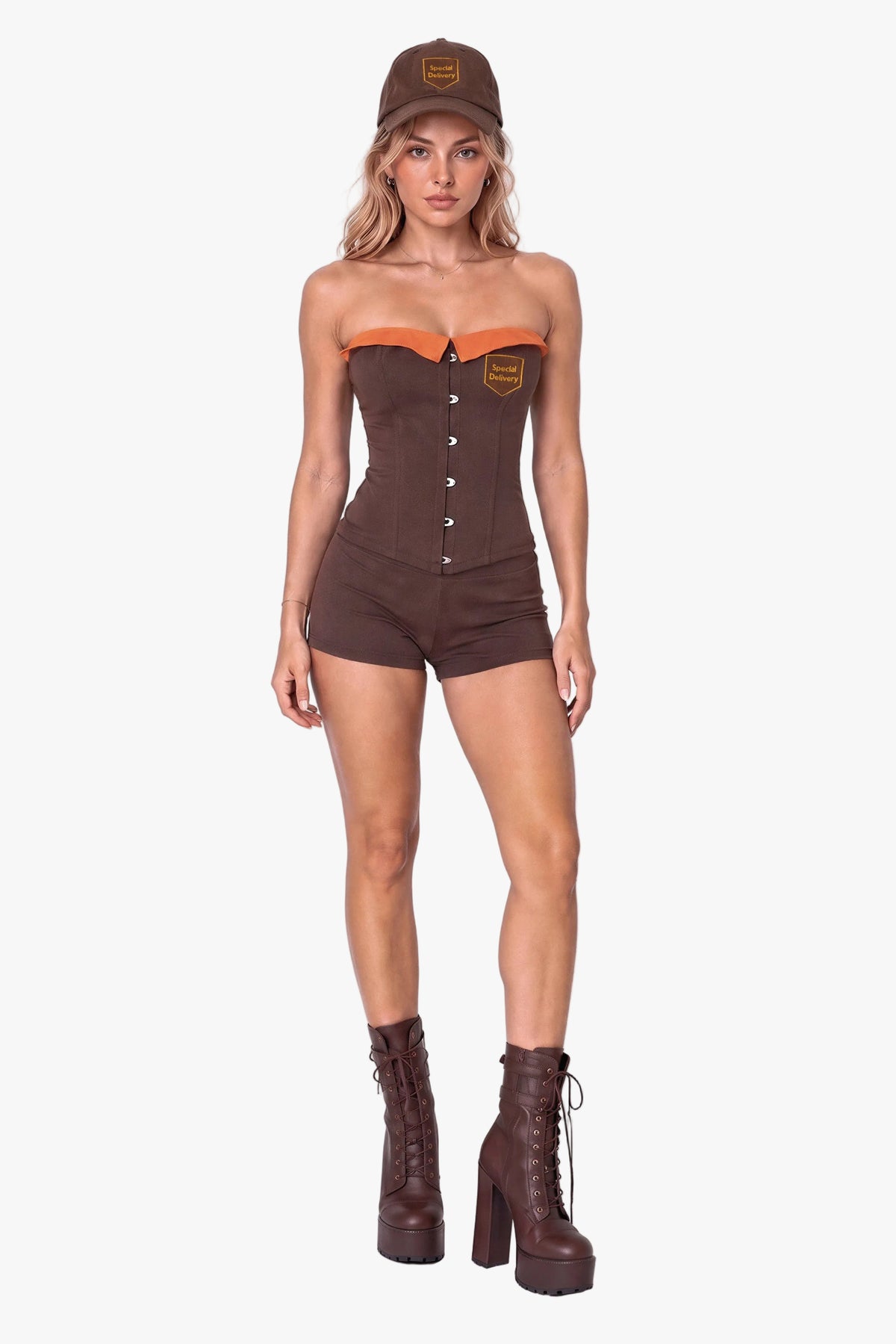 Courier Cutie Delivery Girl Corset Only