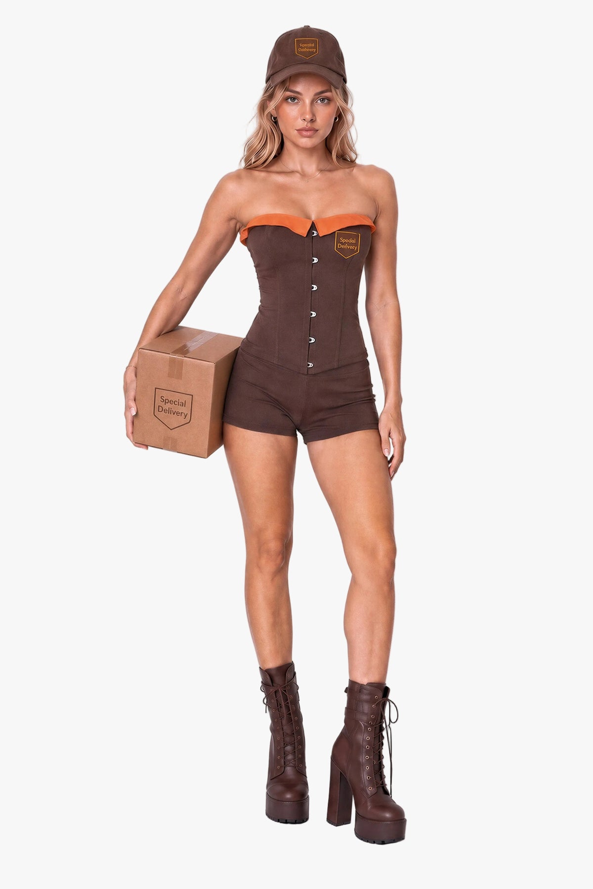 Courier Cutie Delivery Girl Corset Only