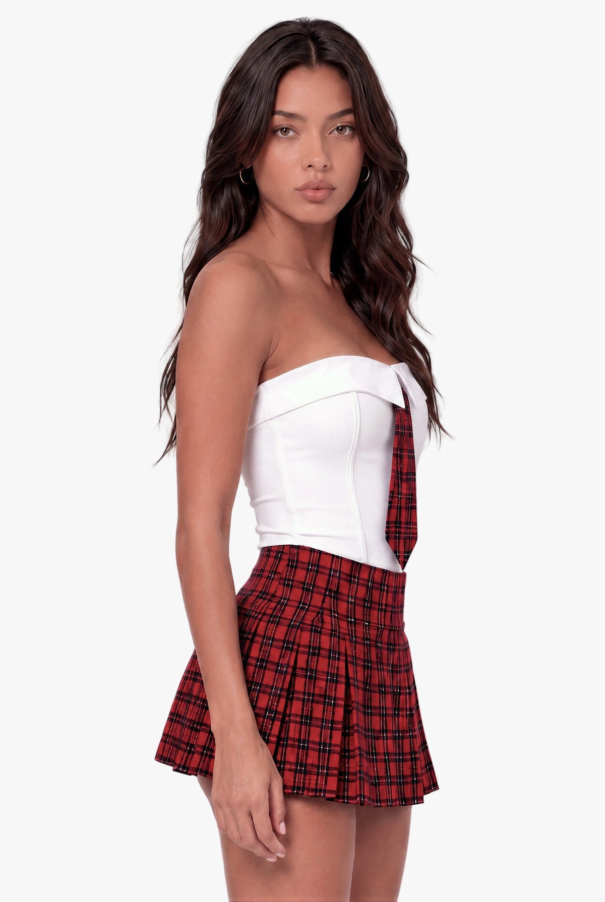 Honor Roll Hottie Schoolgirl Red Corset